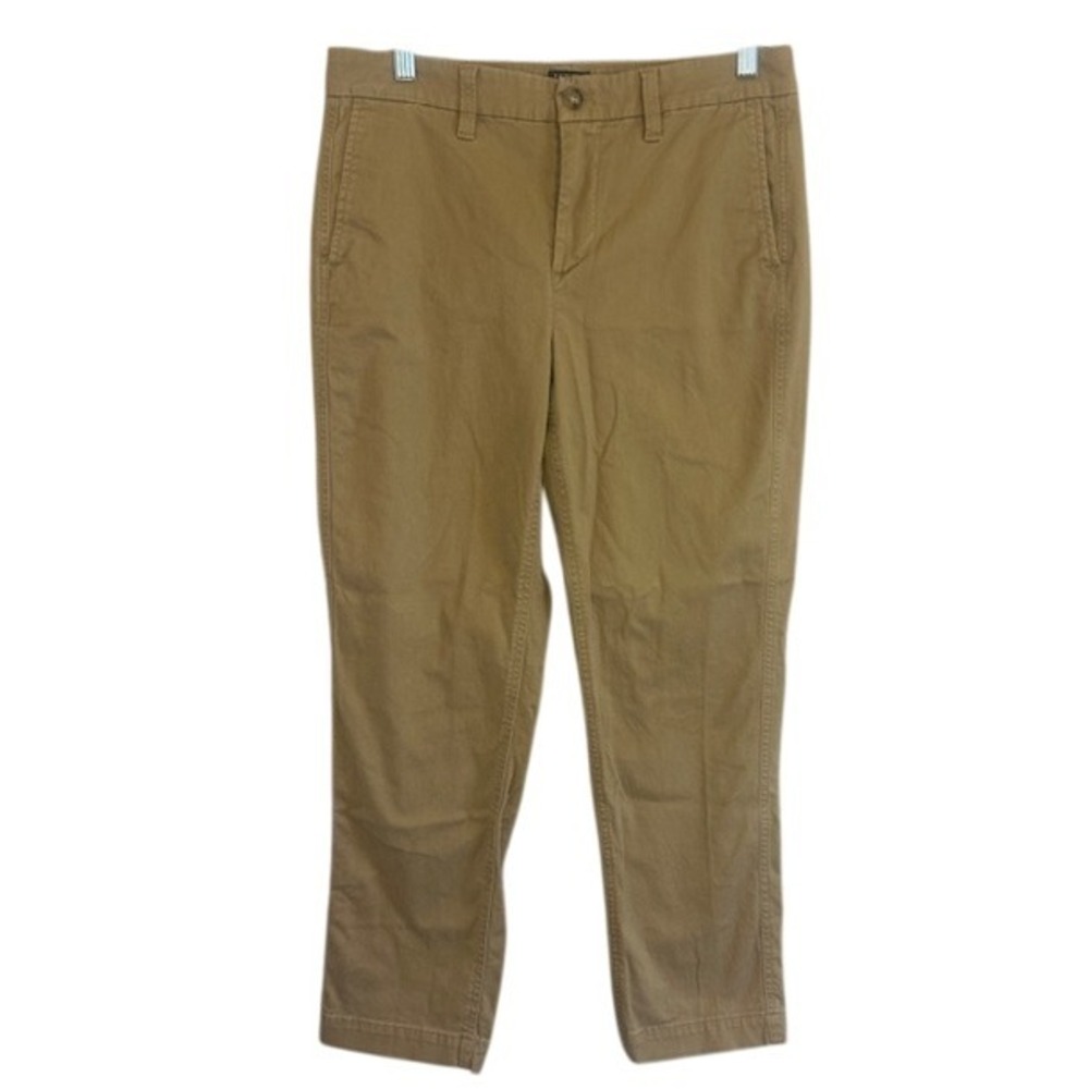 J.‎ Crew Women's High Rise Girlfriend Chino Stretch Ankle Pants 6